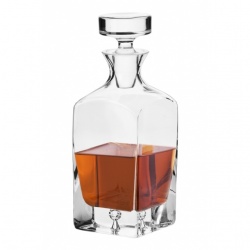 (KF2) Elegancka szklana karafka do whisky z grawerem