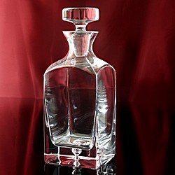  (KF2) Elegancka szklana karafka do whisky z grawerem