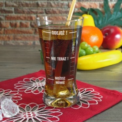  (SD27) Grawerowana szklanka do drinków, soków, wody