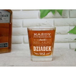  (SW4a) Prezent dla Dziadka z okazji urodzin grawerowana szklanka do whisky