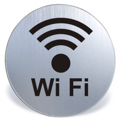 (T219-24) Tabliczka informacyjna - piktogram  Wi Fi