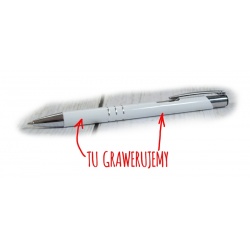  (650-01K) Długopis żelowy, metalowy.