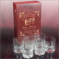 (B2W6) Skrzynka z 6 szklankami