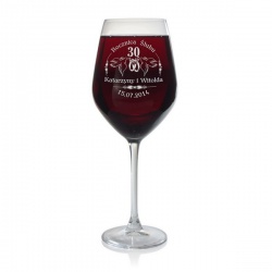 (K27) Duży kieliszek do wina z Twoim grawerem, o pojemności 500 ml