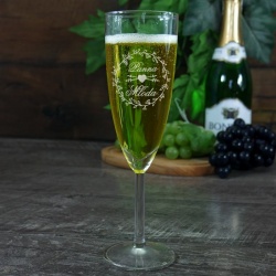  (K316) Kieliszki do szampana z Twoim grawerem, o pojemności 210 ml
