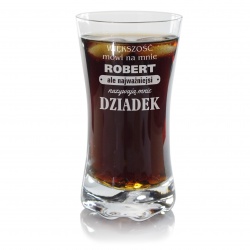 (SD21) Prezent z okazji Dnia Dziadka grawerowana szklanka do drinków