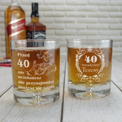  (SW5) Szklanka do whisky z Twoim grawerem, o pojemności 250 ml
