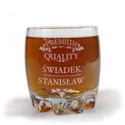 (SW7) Szklanka do whisky z Twoim grawerem, o pojemności 300 ml