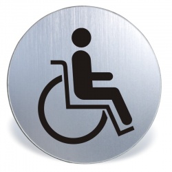 (T219-115) Tabliczka informacyjna - piktogram dla Niepełnosprawnych