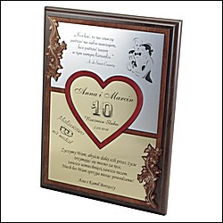 (WF155-1) Dwukolorowa ramka prezent na rocznicę ślubu